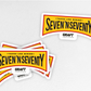 Seven n Seventy Hard Hat Sticker