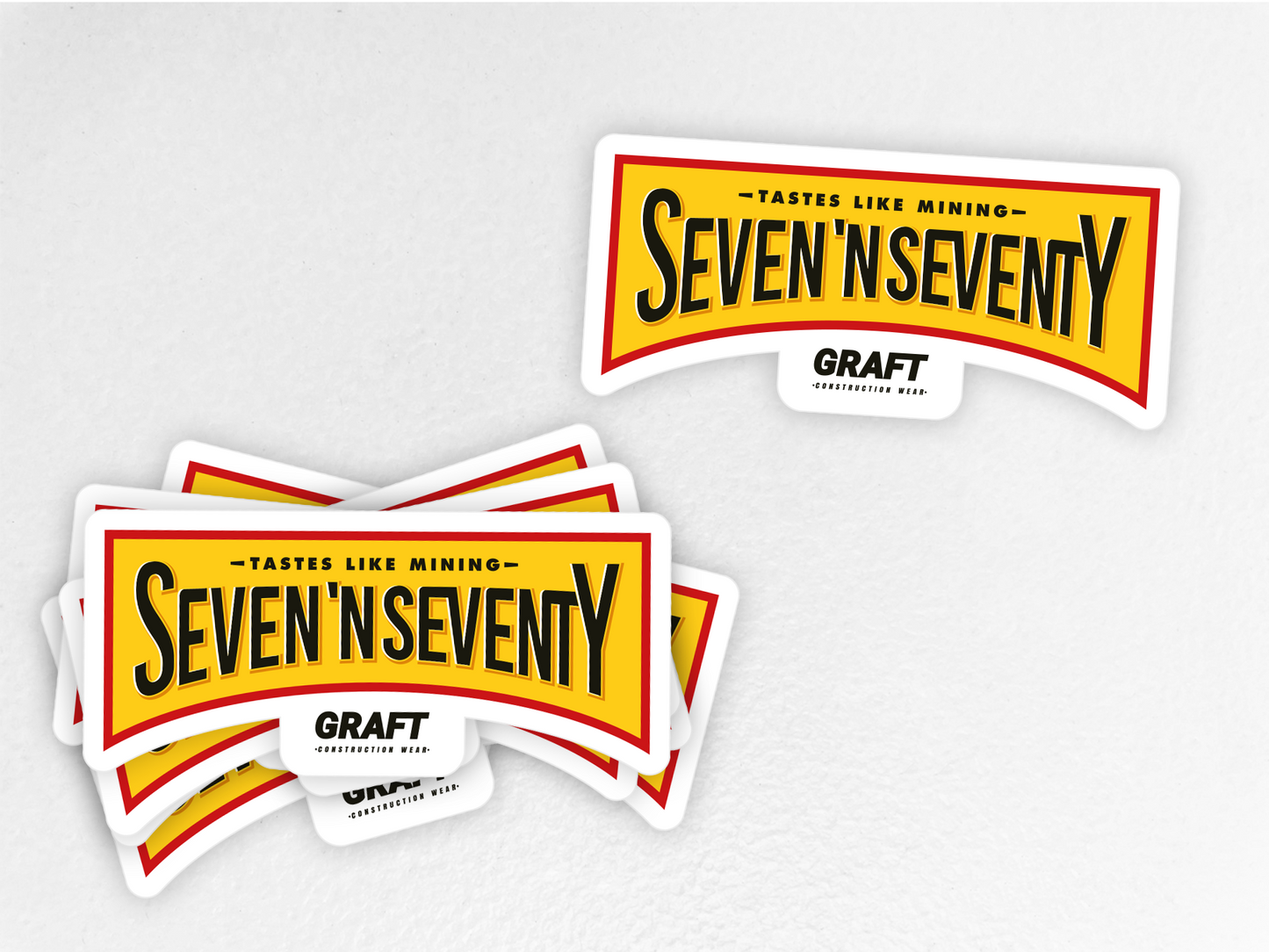 Seven n Seventy Hard Hat Sticker
