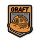 GRAFT ORANGE CLUB LOGO HARD HAT STICKER