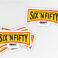 Six n Fifty Hard Hat Sticker