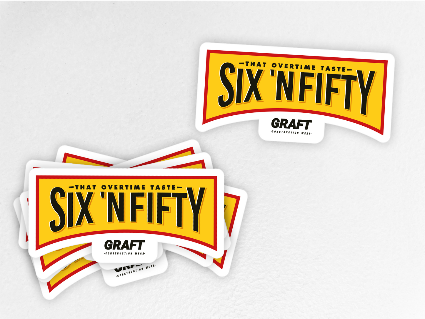 Six n Fifty Hard Hat Sticker