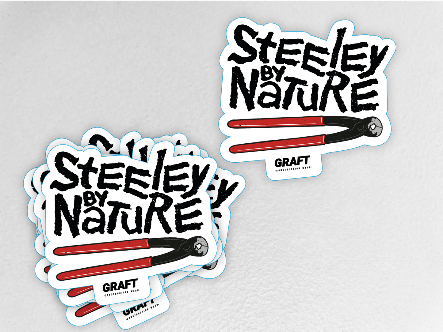 Steeley by Nature Hard Hat Sticker
