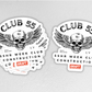 CLUB 55 HARD HAT STICKER