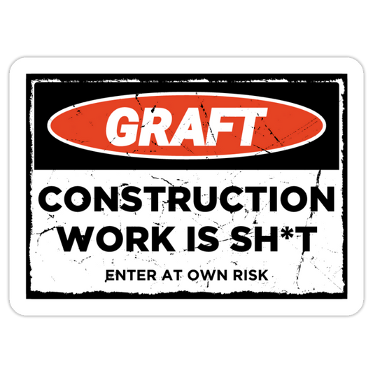 DANGER HARD HAT STICKER