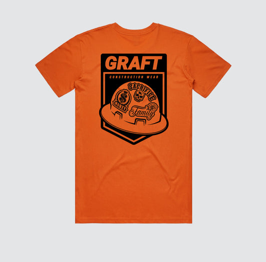 ORANGE LOGO TEE