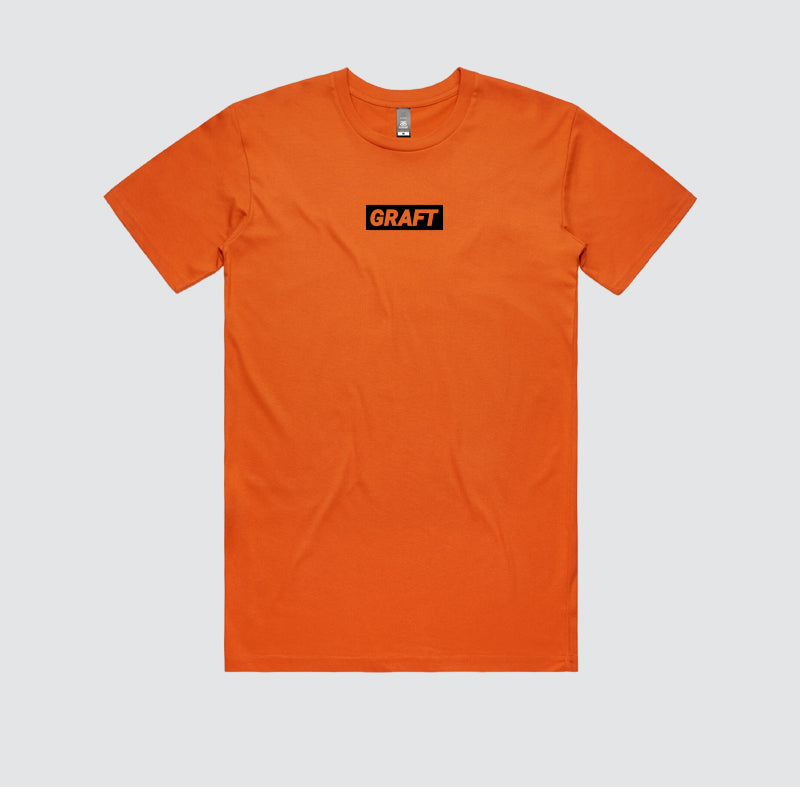 ORANGE LOGO TEE