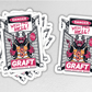 WELL PAID HELL HARD HAT STICKER