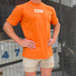 ORANGE CONSTRUCTION TEE